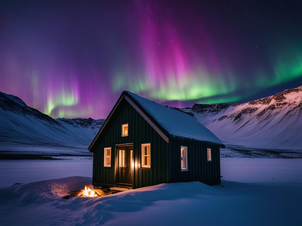 observation aurores boréales Islande