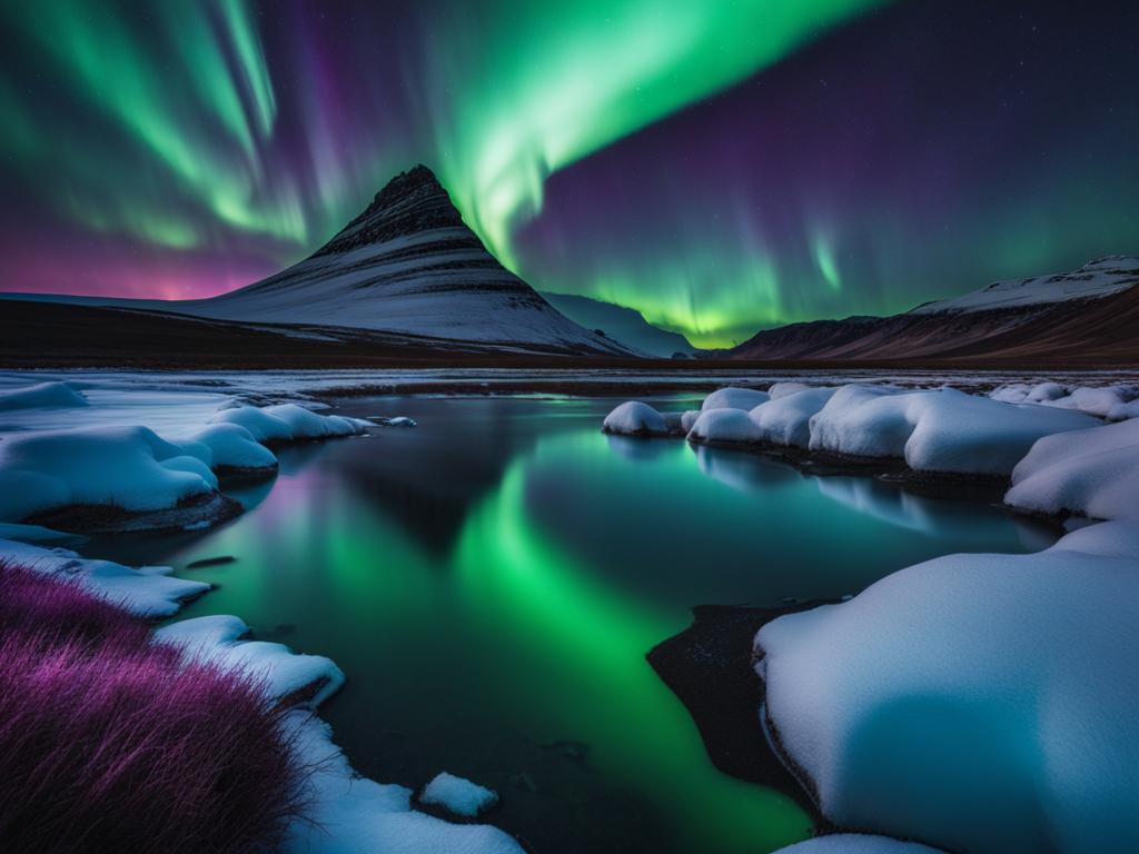 périodes aurores boréales Islande