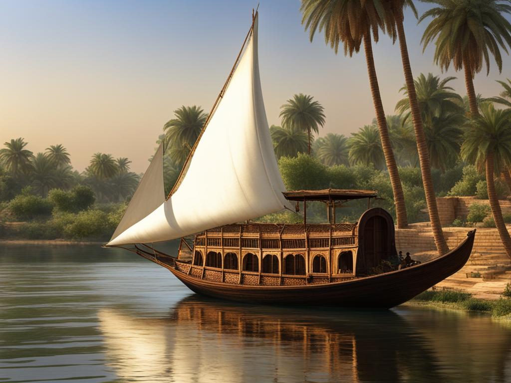 bateau Dahabieh sur le Nil